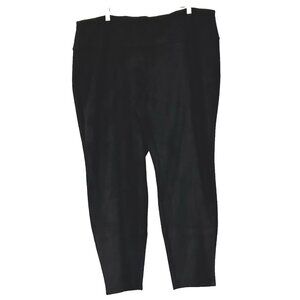 J. Jill Wearever Faux Suede Slim-Leg Smooth-Fit Pants plus size 3X NEW